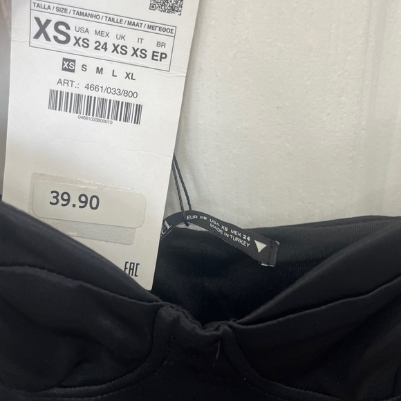 Zara Black Bodysuit - Picture 3 of 4